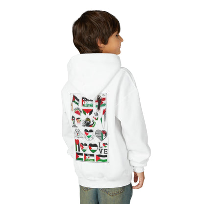 Hooded Sweatshirt Free Palestine Supporter Adult Unisex